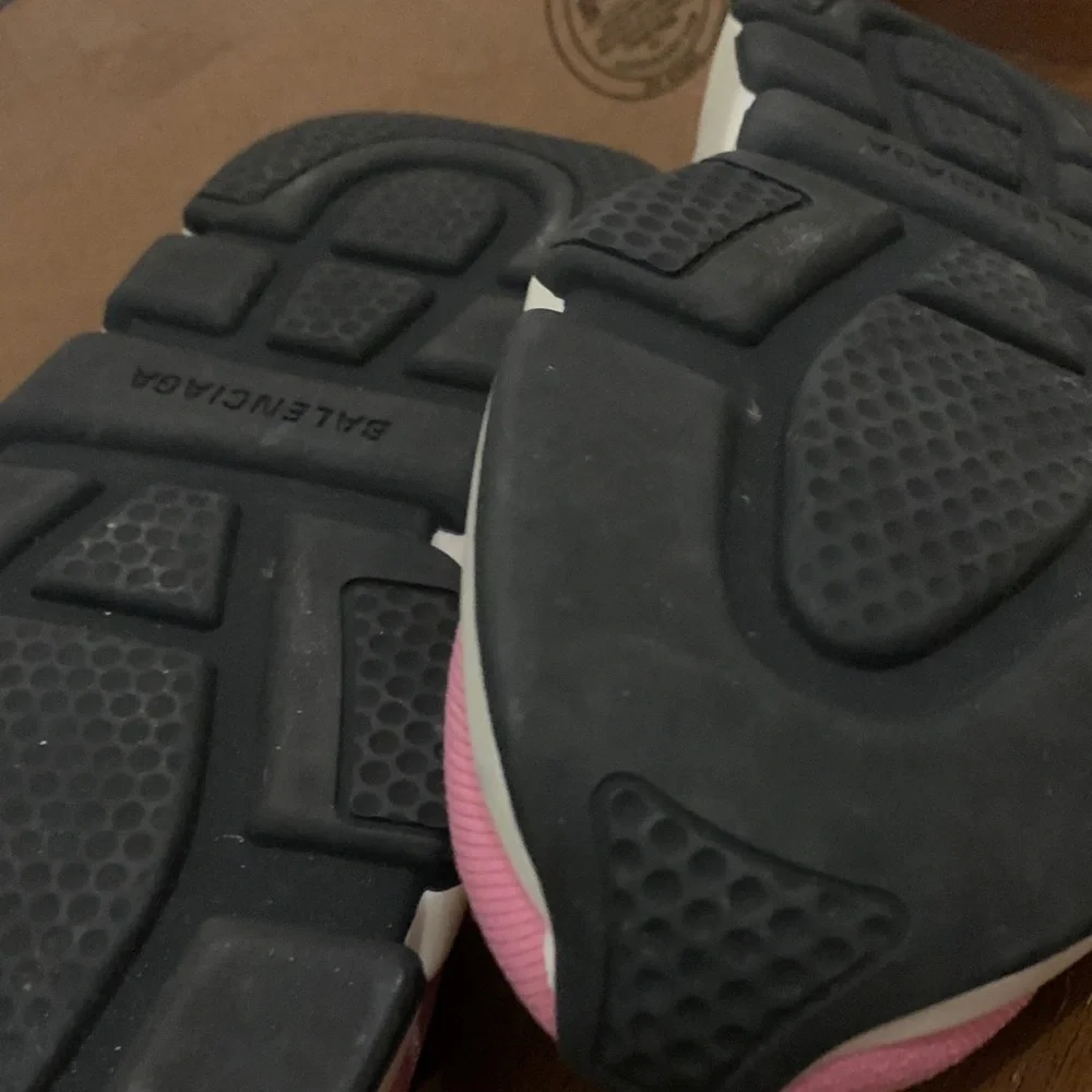 Balenciaga Pink Sock-Style Speed Trainer Sneakers - Picture 10 of 14